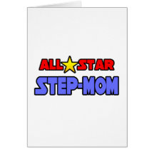 All Star Step-Mum Greeting Card