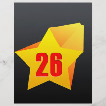 All Star Twenty Six years old! Birthday Flyer