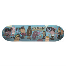 All Stops to Jeremyville Skate Board Deck