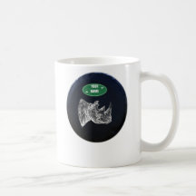 All Terrain Rhino Mug. Personalised