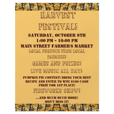 ALL text can be changed!  Flyer by willowdewisp