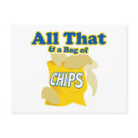 All That and a Bag of Chips Post Cards