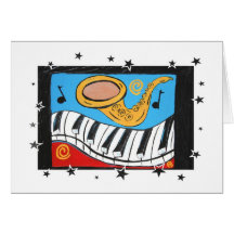 All That Jazz Greeting Card