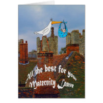 All the best for your Maternity Leave Greeting Card