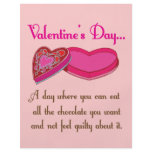 All The Chocolates Funny Valetine Quote flyers