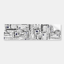 All the Good Things About You Bumper Sticker