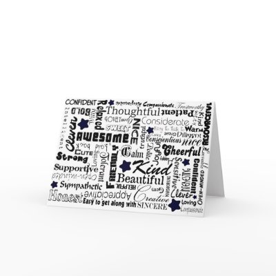 All the Good Things About You Cards by inspirationzstore