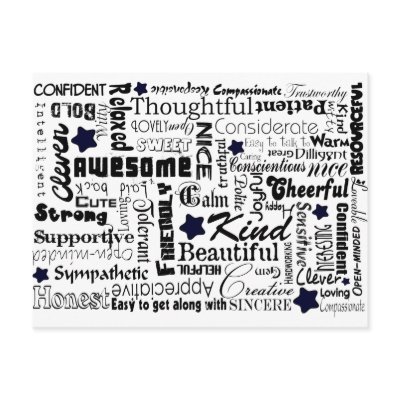 All the Good Things About You Postcard by inspirationzstore