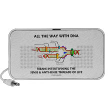 All The Way With DNA Intertwining Sense Anti-Sense iPod Speakers