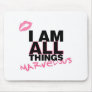 All Things White Mousepads