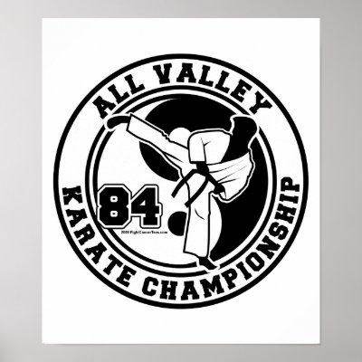 All Valley Karate Championship Poster by fightcancertees