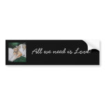 All we need is Love Whippet Borzoi Bumper Sticker bumper stickers