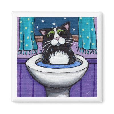 All Wet Magnet by LisaMarieArt