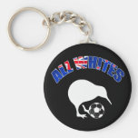 All Whites Kiwi Soccer team fans football gifts Keychains