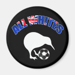 All Whites Kiwi Soccer team fans football gifts Fridge Magnet
