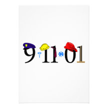All who were lost 9-11-01 personalized announcement