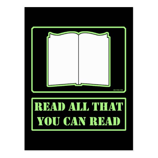 All You Can Read Postcards