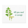 All you need is Lovage Post Card