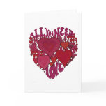 All You Need Is Love Heart cards