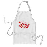 All you Need is Love Retro aprons