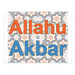 Allahu Akbar Post Card