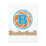 Allaire Orange Basketball Postcard