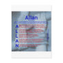 Allan Acrostic Postcards