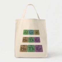Allan as Aluminium Lanthanum Nitrogen Tote Bags