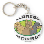 AllBreeds Logo with green background Key Chain