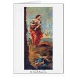 Allegory Of Hope By Guardi Francesco Greeting Card