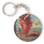 Allegory Of Hope By Guardi Francesco Keychain