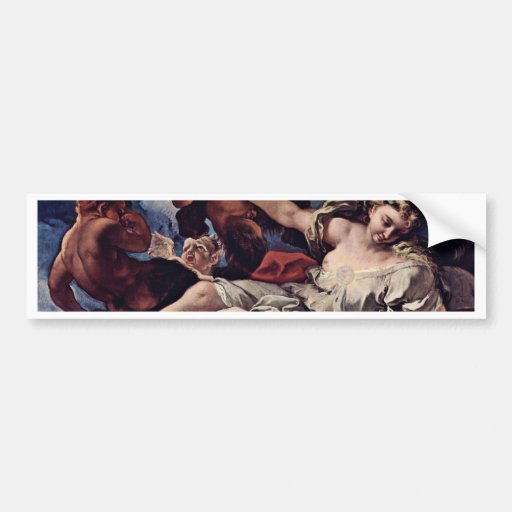 Allegory Of The Arts,  By Ricci Sebastiano Bumper Sticker