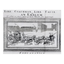 Allegory of the Dangers of Low Church Post Cards