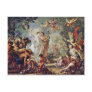 Allegory Of The Four Seasons By Platzer Johann Geo Postcard