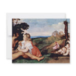 Allegory Of The Three Ages Of Man By Tizian invitations
