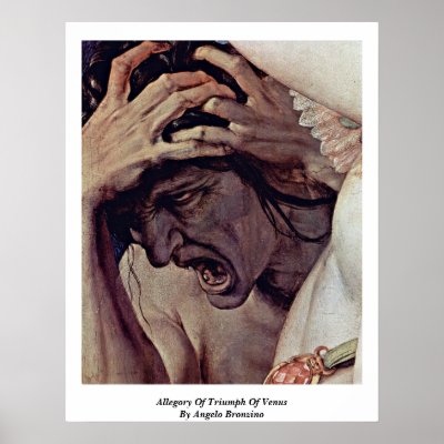 Allegory Of Triumph Of Venus By Angelo Bronzino Poster by artpaintings