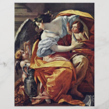 Allegory Of Wealth By Vouet Simon (Best Quality) Full Color Flyer