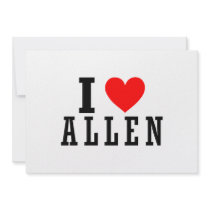 Allen, Alabama City Design Custom Announcement