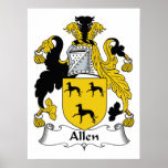 Allen Family Crest Print