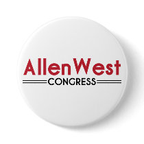 Allen West for Congress Button