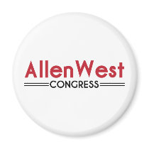 Allen West for Congress Fridge Magnet