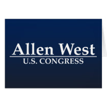 Allen West U.S. Congress Cards