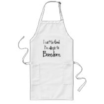 Allergic to Boredom Apron