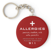 Allergies Keychain