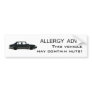 Allergy Advice Bumper Stickers