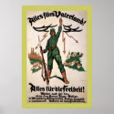 Alles Furs Vaterland WWI Poster (border) posters
