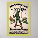 Alles Furs Vaterland WWI Poster (border) posters