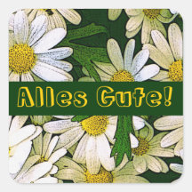 "Alles Gute" Aufkleber für viele Anlässe