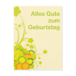 Alles Gute zum Geburtstag Postkarte