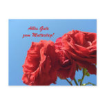 Alles Gute zum Muttertagmit rosa rosen